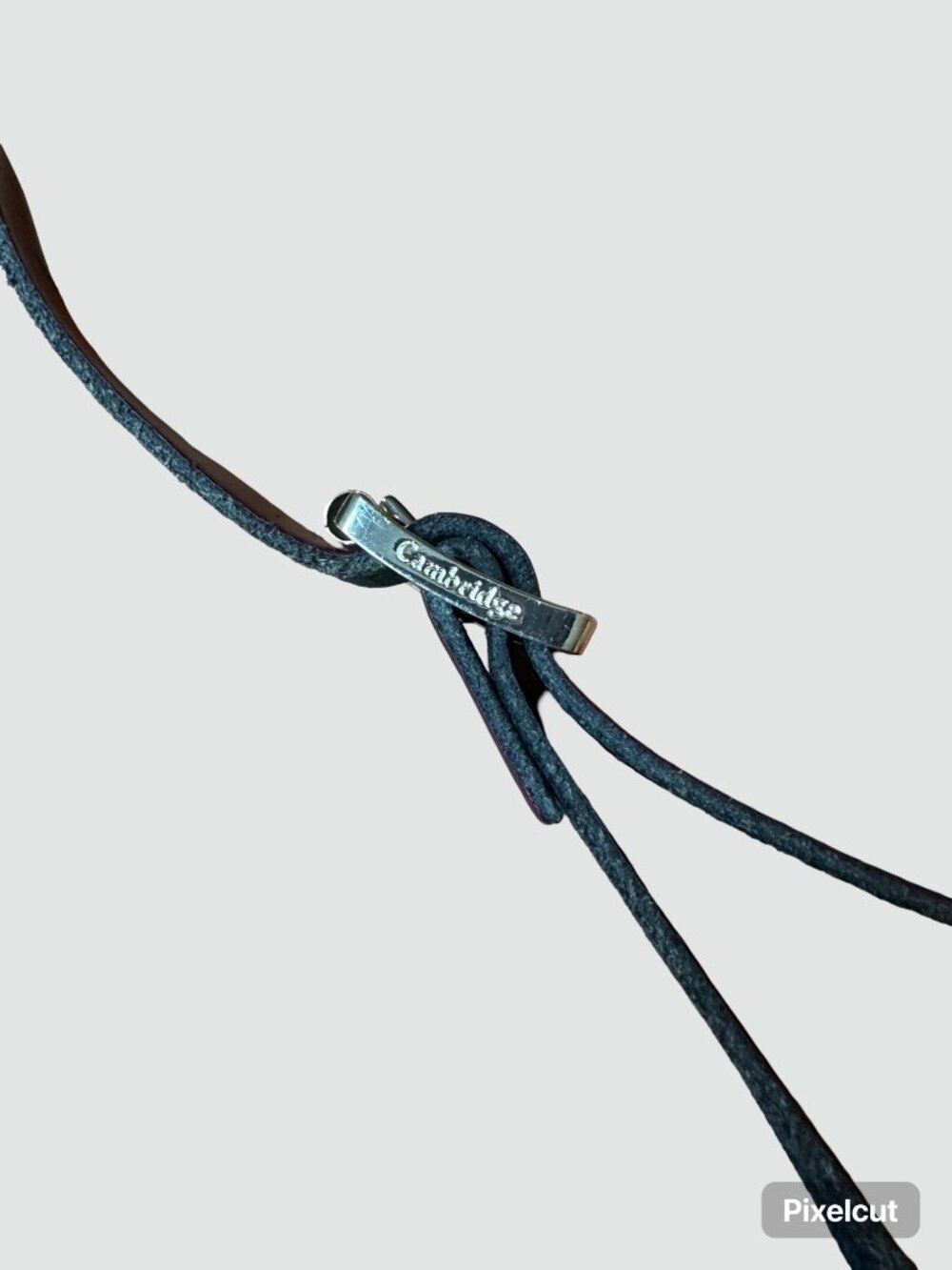 The Cambridge Satchel Company Crossbody Bag, Two Tone Blue and Burgundy Leather - Picture 12 of 13
